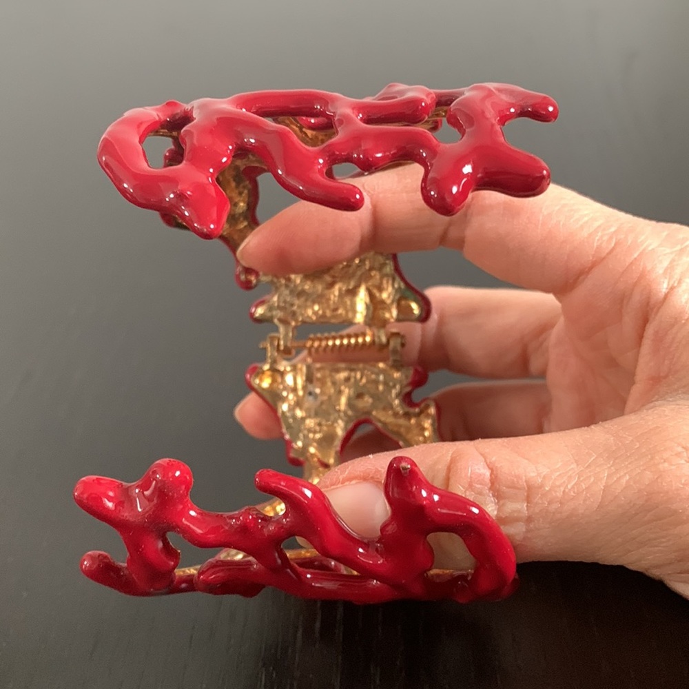 Red coral bracelet - Picture 5 of 8
